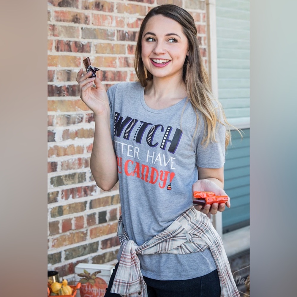 Witch Better Have My Candy Halloween Tee (Small)